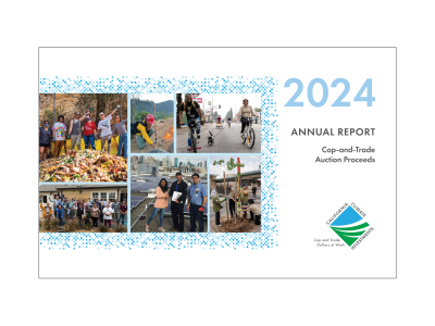 2024 Annual Report Cap-and-Trade Auction Proceeds California Climate Investments Logo